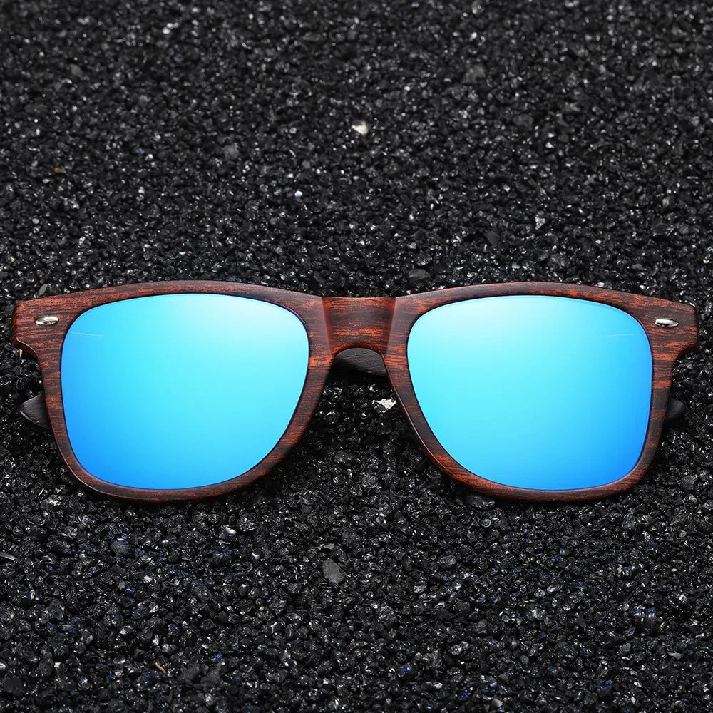 GM gafas de sol de madera Natural hechas a mano, UV400