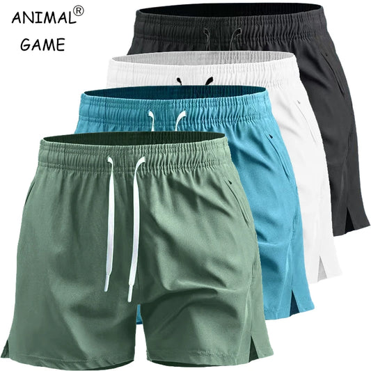 Pantalones Cortos Deportivos de Verano para Hombre Secado Rápido, Ligeros para Correr con Bolsillos, para Gimnasio y Playa