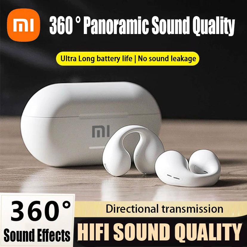 XIAOMI T7500 auriculares Bluetooth conducción ósea estéreo, impermeables con micrófono para juegos y música