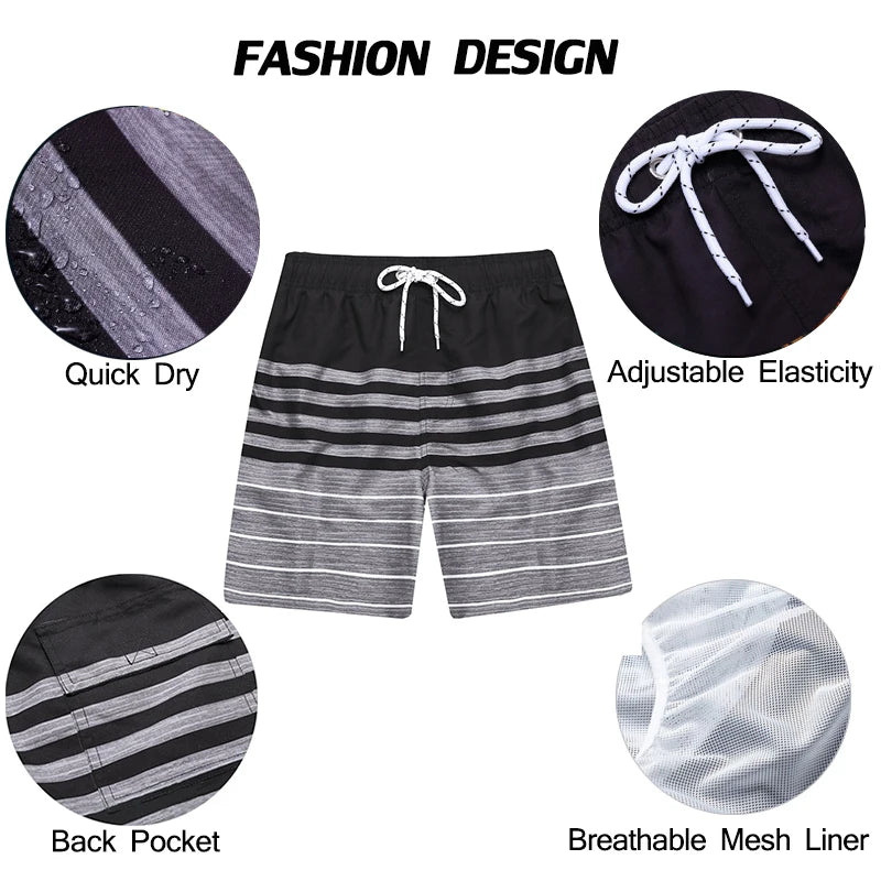 pantalones cortos estampado de playa