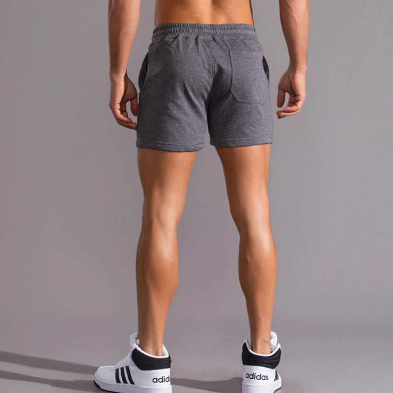 pantalones cortos informales 100% de algodón para hombre