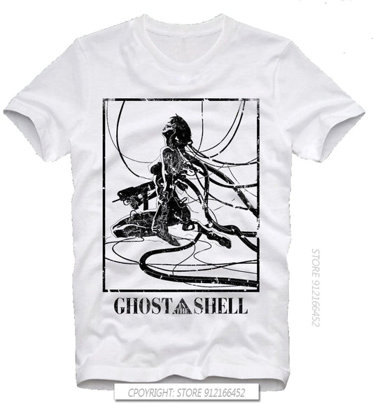 Camiseta de verano de Ghost In The Shell Anime Japones