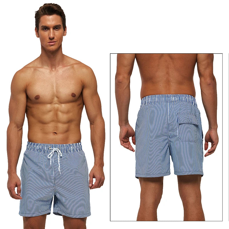 pantalones cortos estampado de playa