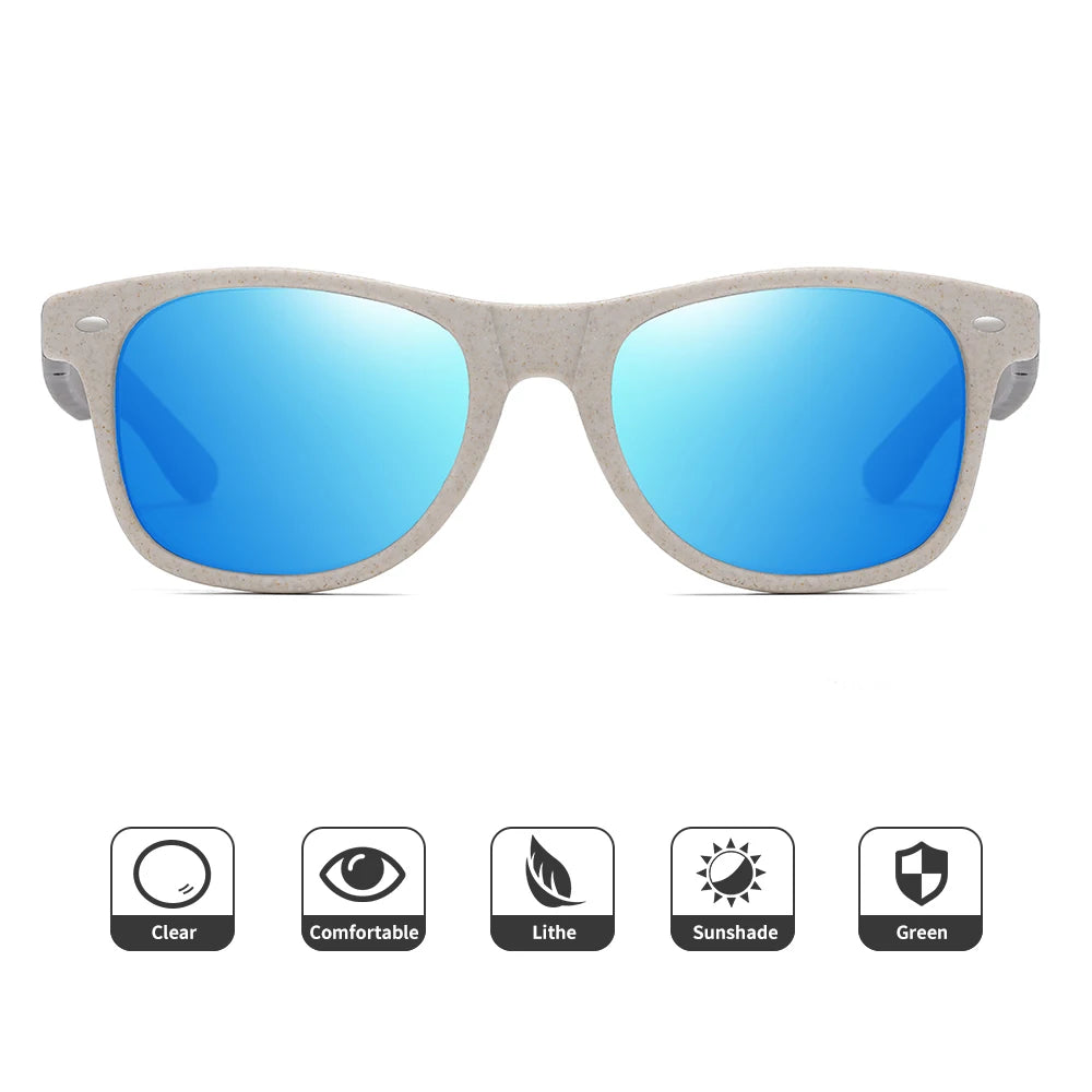 Gafas de sol de madera de bambú Natural GM, hecho a mano con caja de regalo