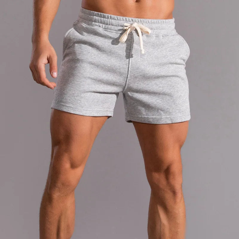 pantalones cortos informales 100% de algodón para hombre