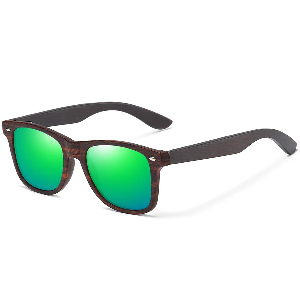 GM gafas de sol de madera Natural hechas a mano, UV400