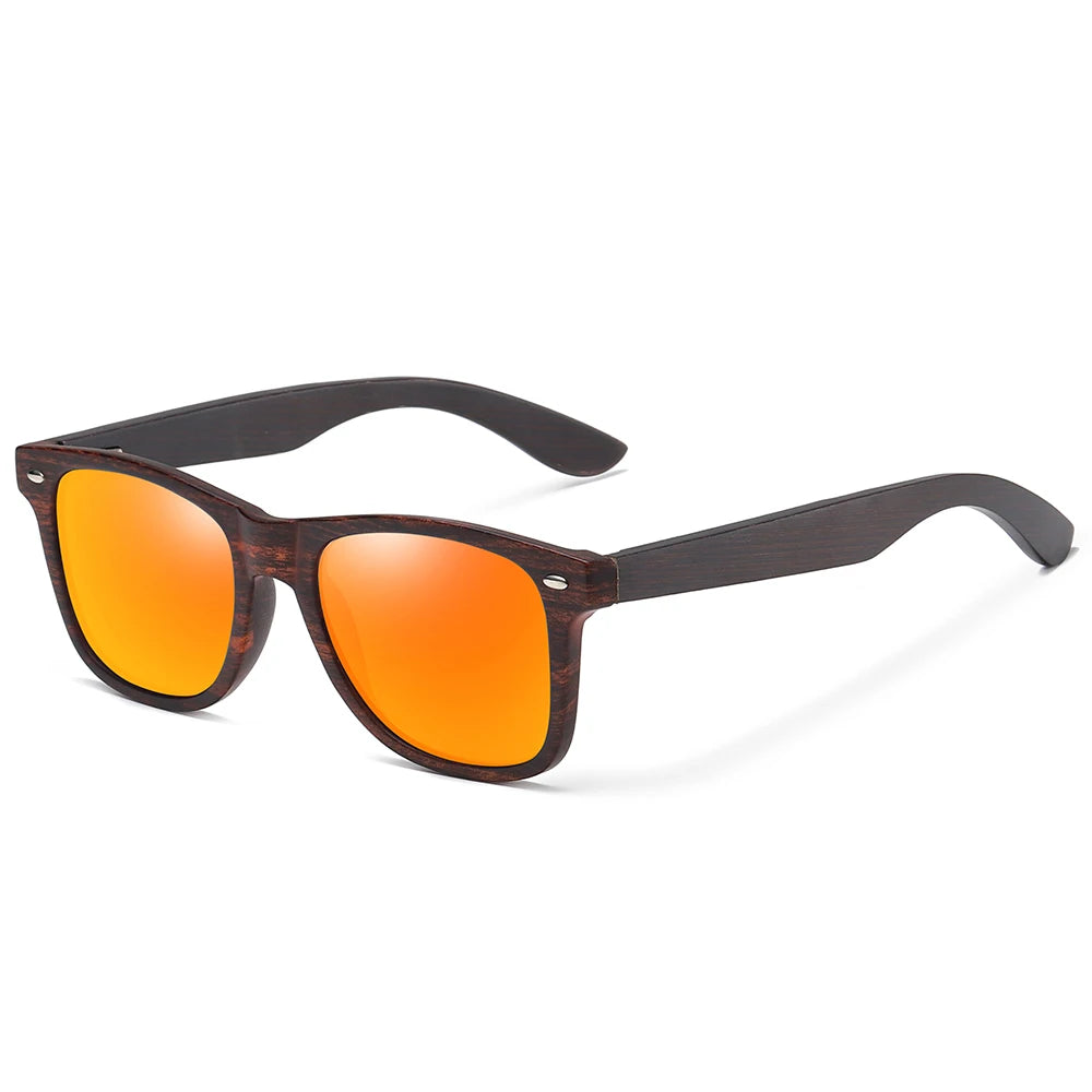 GM gafas de sol de madera Natural hechas a mano, UV400
