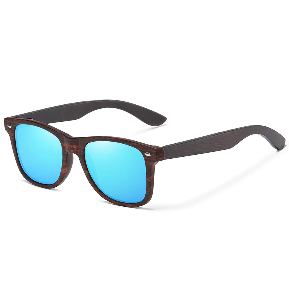 GM gafas de sol de madera Natural hechas a mano, UV400