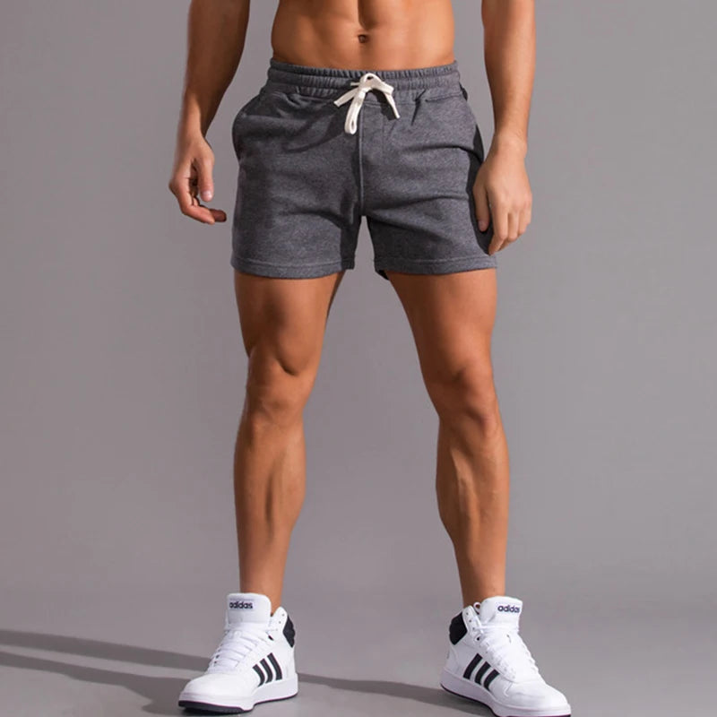 pantalones cortos informales 100% de algodón para hombre