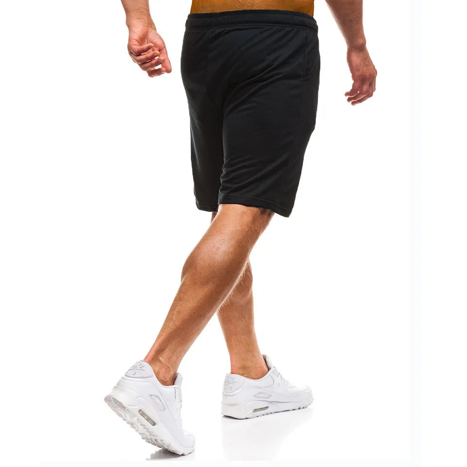 Pantalones Cortos Deportivos para Hombre con Bolsillo y Cordón, Livianos