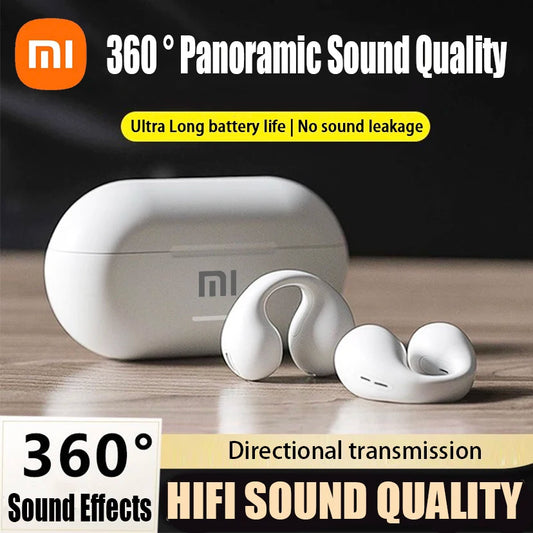 XIAOMI T7500 auriculares Bluetooth conducción ósea estéreo, impermeables con micrófono para juegos y música