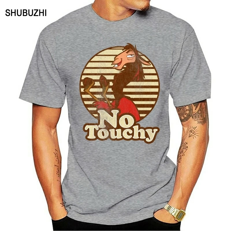 Camiseta unisex de 'El Emperador y sus Locuras' con Kuzco en forma de llama, 'No Touchy' (¡No tocar!)