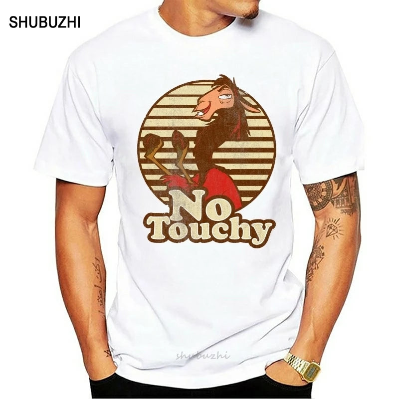 Camiseta unisex de 'El Emperador y sus Locuras' con Kuzco en forma de llama, 'No Touchy' (¡No tocar!)