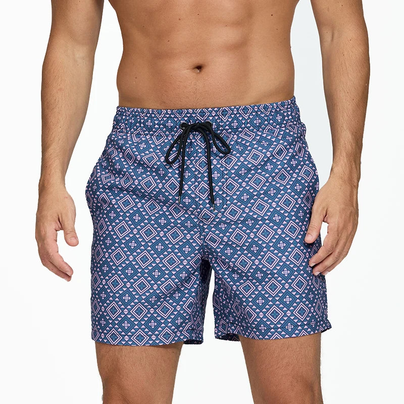 pantalones cortos estampado de playa