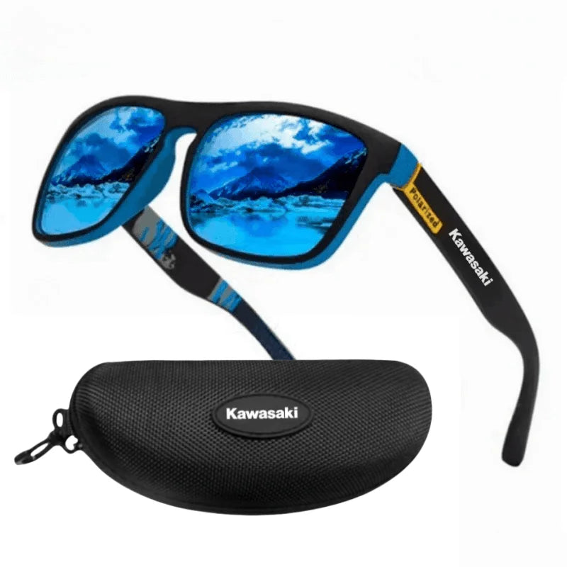 Kawasaki gafas de sol polarizadas hombres mujeres UV400