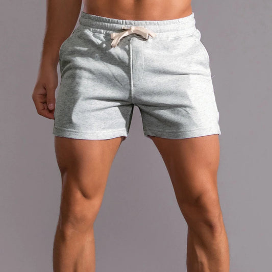 pantalones cortos informales 100% de algodón para hombre