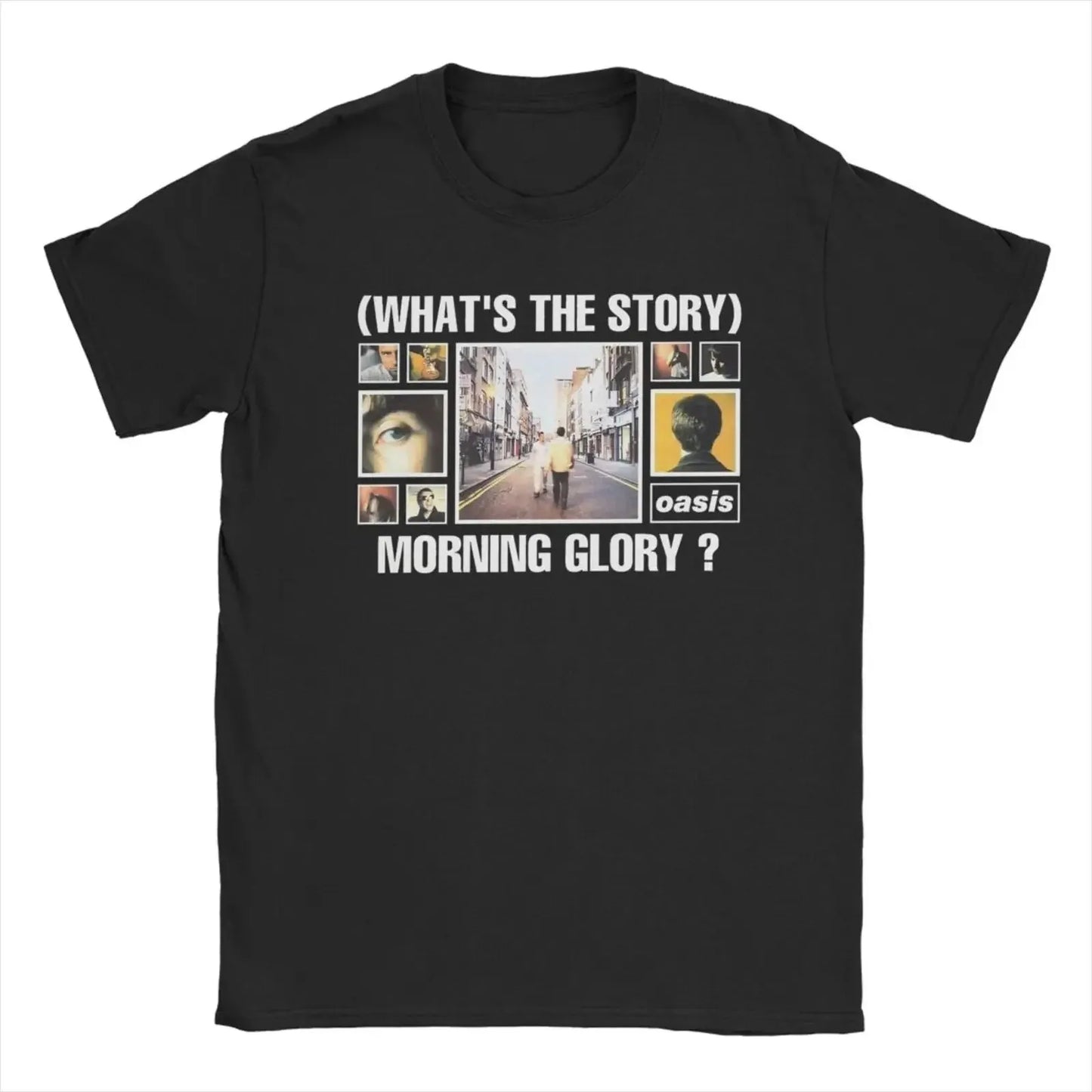 Camisetas Oasis: rock británico vintage para hombres y mujeres.