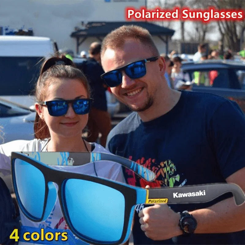 Kawasaki gafas de sol polarizadas hombres mujeres UV400