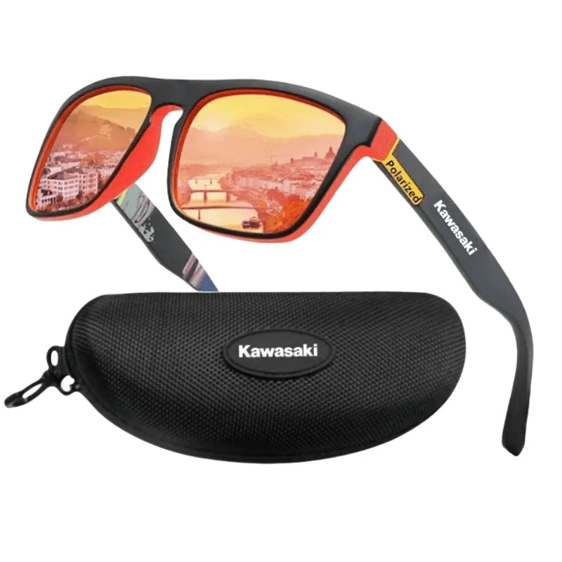 Kawasaki gafas de sol polarizadas hombres mujeres UV400