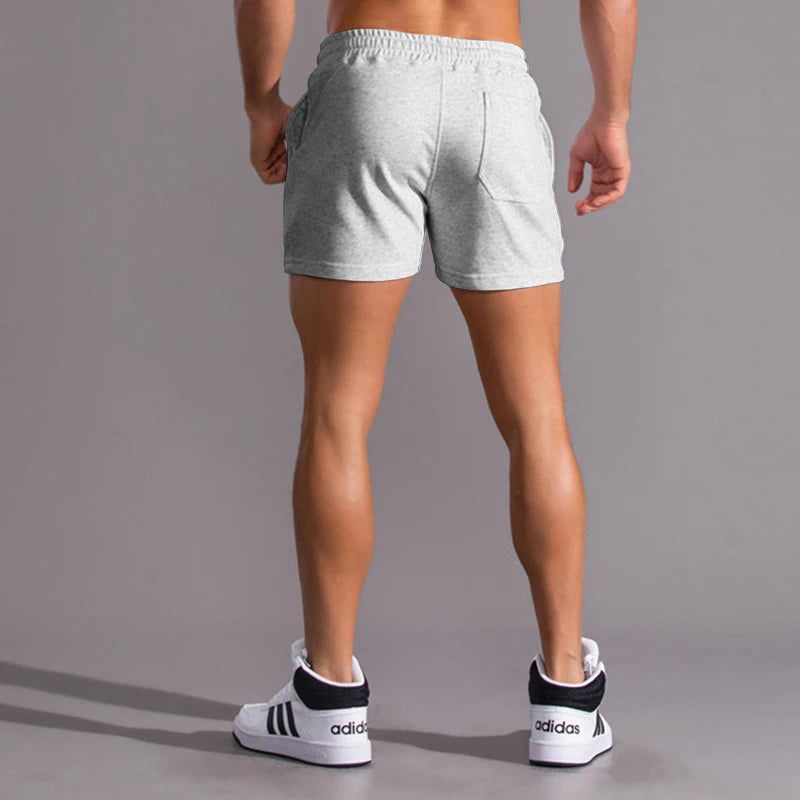 pantalones cortos informales 100% de algodón para hombre
